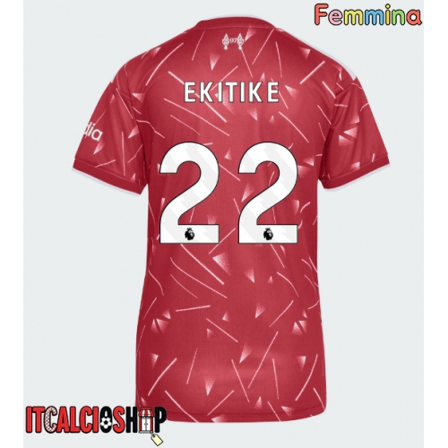 Liverpool Hugo Ekitike #22 Prima Maglia Femmina 2026-27 Manica Corta
